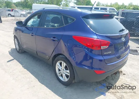 2011 Hyundai Tucson Gls from USA, damaged, VIN KM8JUCAC7BU297777
